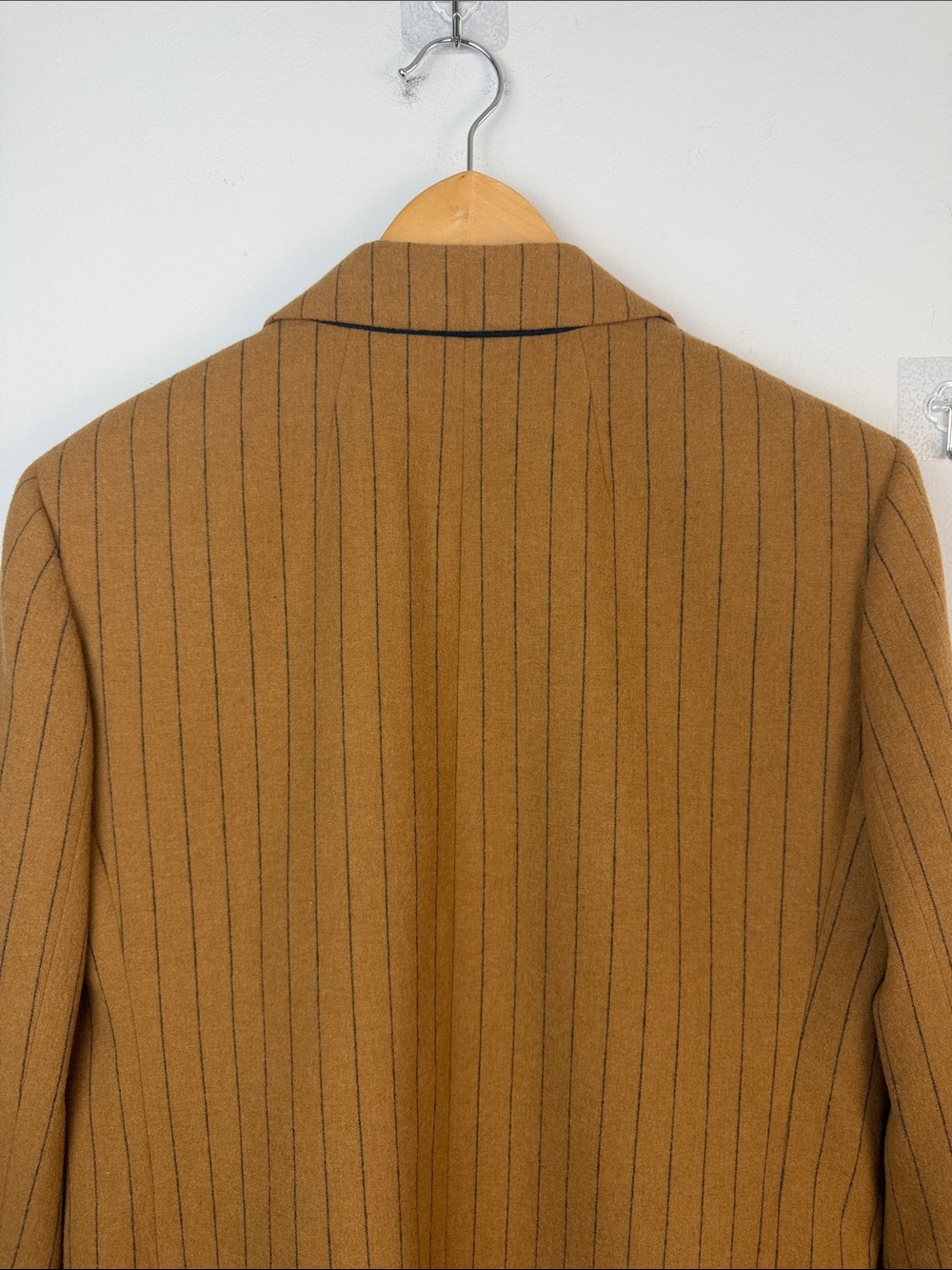 Madewell Bella Pinstripe Blazer Oversized Fit Size 4 Italian Wool Blend Office - Picture 9 of 16